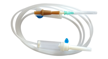 Disposable infusion set with needle